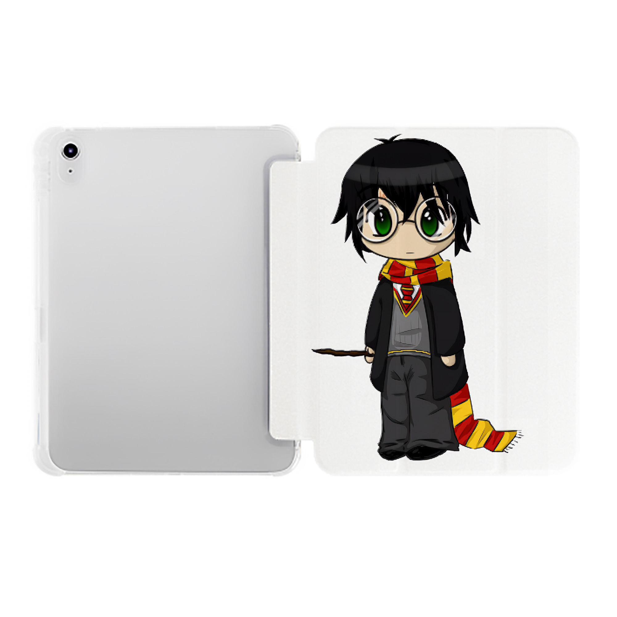 （画像用） Harry Potter ハリー・ポッターシリーズ IPad ケース ペン収納付き 三つ折りスタンド PUレザー×シリコン 対応機種9.5/10.5/10.9インチ